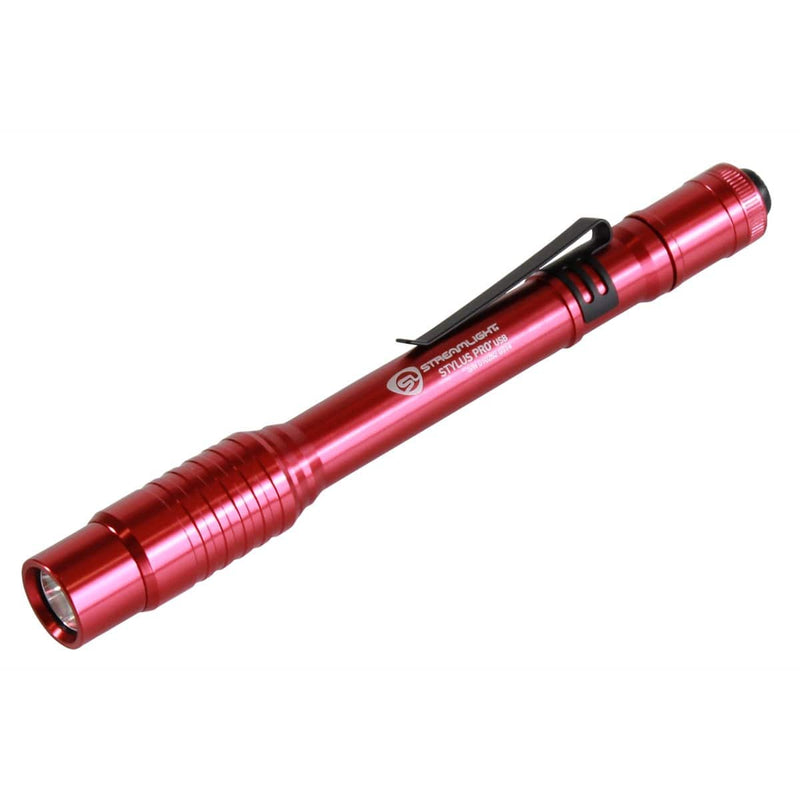 Streamlight 66136 Stylus Pro Usb W/120V Ac Adapter- Red - Pelican Power Tool