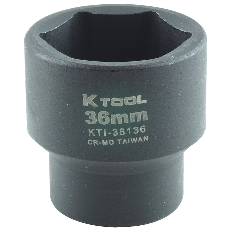 K Tool International KTI-38136 Soc Imp Met 1/2 Dr 36Mm - Pelican Power Tool