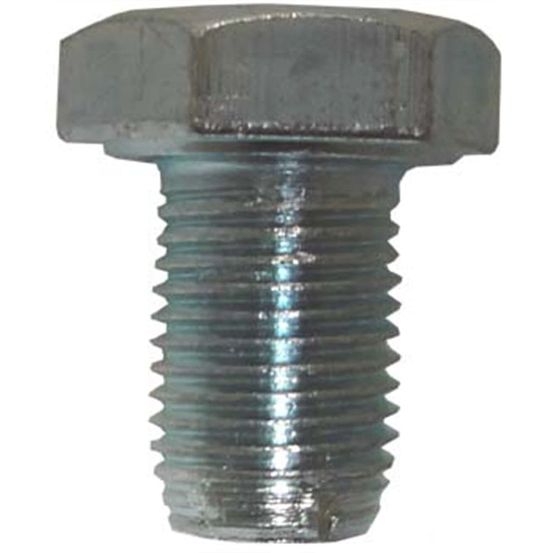 The Main Resource  Drain Plug 12Mm - 1.25 19Mm Hex Oversize Tapping Thread Zinc Plate - Pelican Power Tool