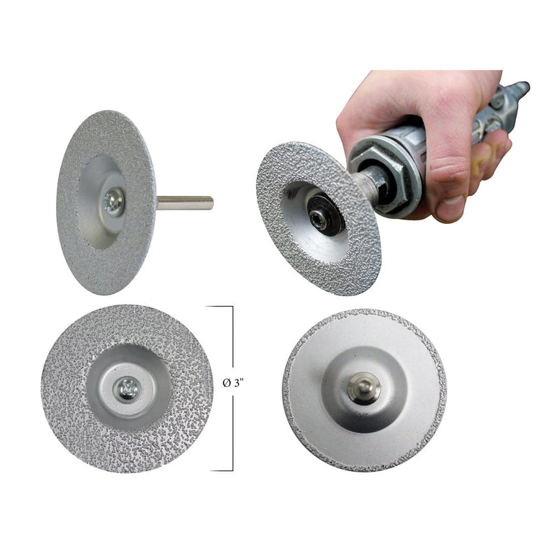 Innovative Products Of America 8151 3" 3-In-1 Diamond Grinding Wheel - Pelican Power Tool