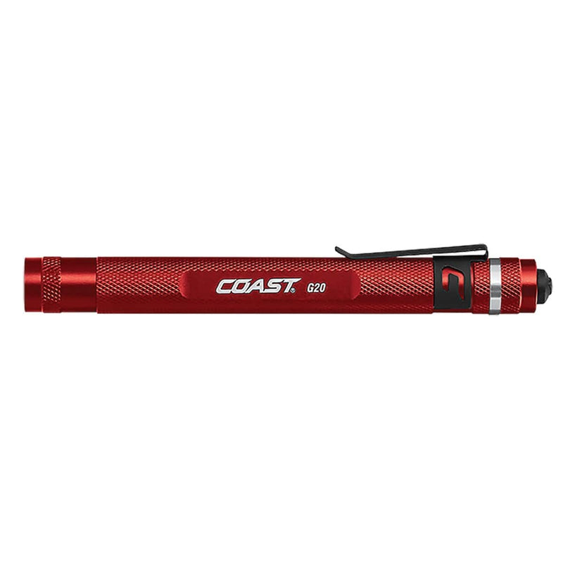 COAST Products 21505 G20 Led Flashlight Red Body In Gift Box - Pelican Power Tool