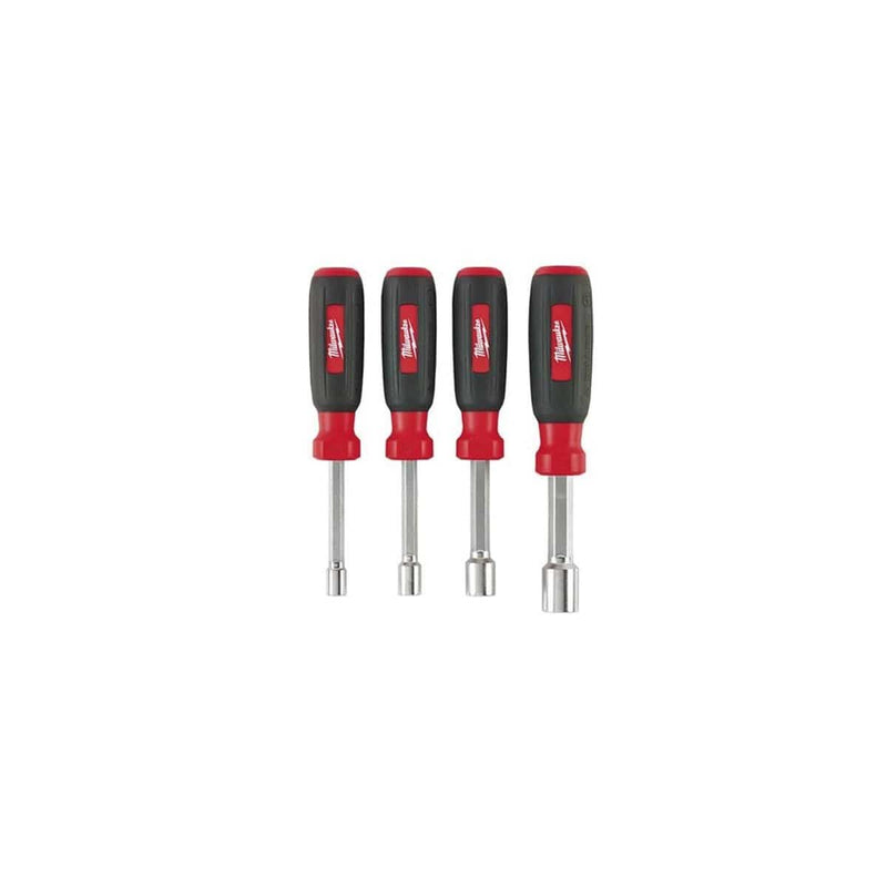 Milwaukee 48-22-2404 Hollow Shaft Sae Fractional Nut Driver 4-Pc Set - Pelican Power Tool