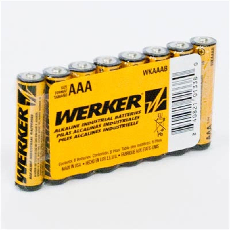 Chaos Safety Supplies BATAAA4PK Werker AAA Alkaline Batteries 4PK - Pelican Power Tool