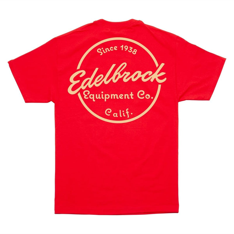 EDELBROCK 289192 Since 1938 T-Shirt Red M - Pelican Power Tool