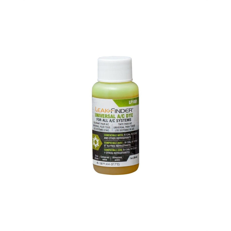 Tracer Products LF1001CS Leakfinder (1) 1-Oz (30 Ml) Bottle, A/C Dye - Pelican Power Tool