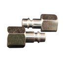 Milton Industries S763-1 Hi-Flo V-Style 3/8" Fnpt Steel Plug 2/Cd - Pelican Power Tool