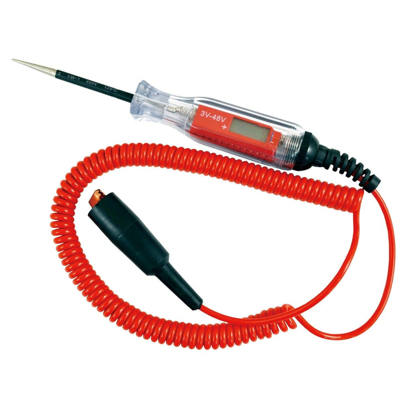 Astro Pneumatic 7764 Digital Lcd 3-48V Wide Range Circuit Tester - Pelican Power Tool