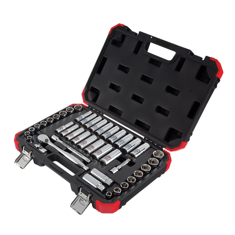 Sunex 3842 3/8" Drive 42 Piece Chrome Socket Set - Pelican Power Tool