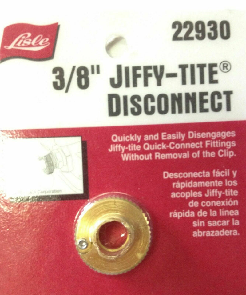 Lisle 22930 3/8" Jiffy-Tite Disconnect, Low Profile - Pelican Power Tool