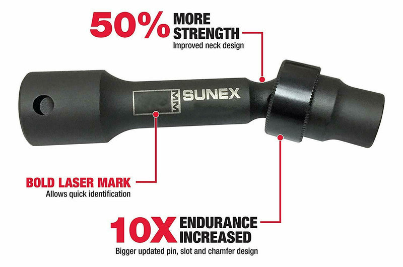 Sunex 216ZUDL Sunex Tools 1/2 In. Drive 12-Point Driveline Impa - Pelican Power Tool