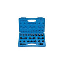 Grey Pneumatic 1224G 24 Piece 3/8" Drive Standard Length Fractional and Metric Magnetic Impact Socket Set - Pelican Power Tool