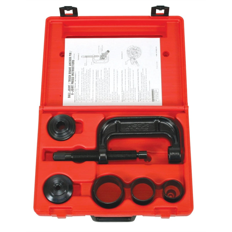 Lisle 43620 Ball Joint/Truck Brake Anchor Pin/U-Joint Press - Pelican Power Tool