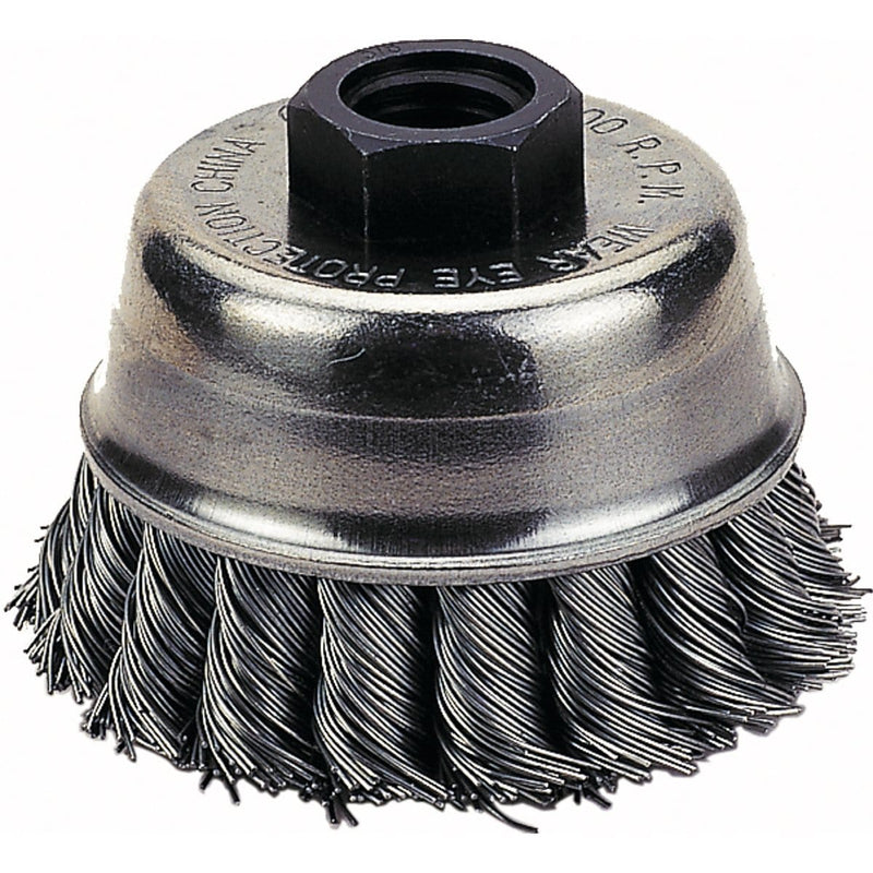 Firepower 1423-2110 Cup Brush, 3" Knotted Wire - Pelican Power Tool