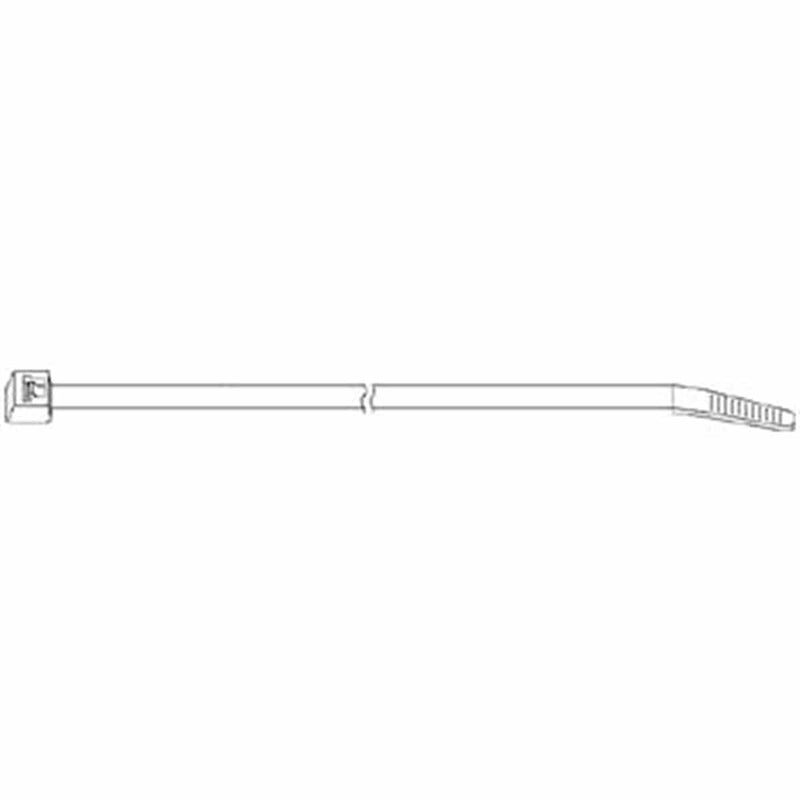 The Main Resource CT6-40CO Black 6" Cable Tie 40 Lb. - Pelican Power Tool