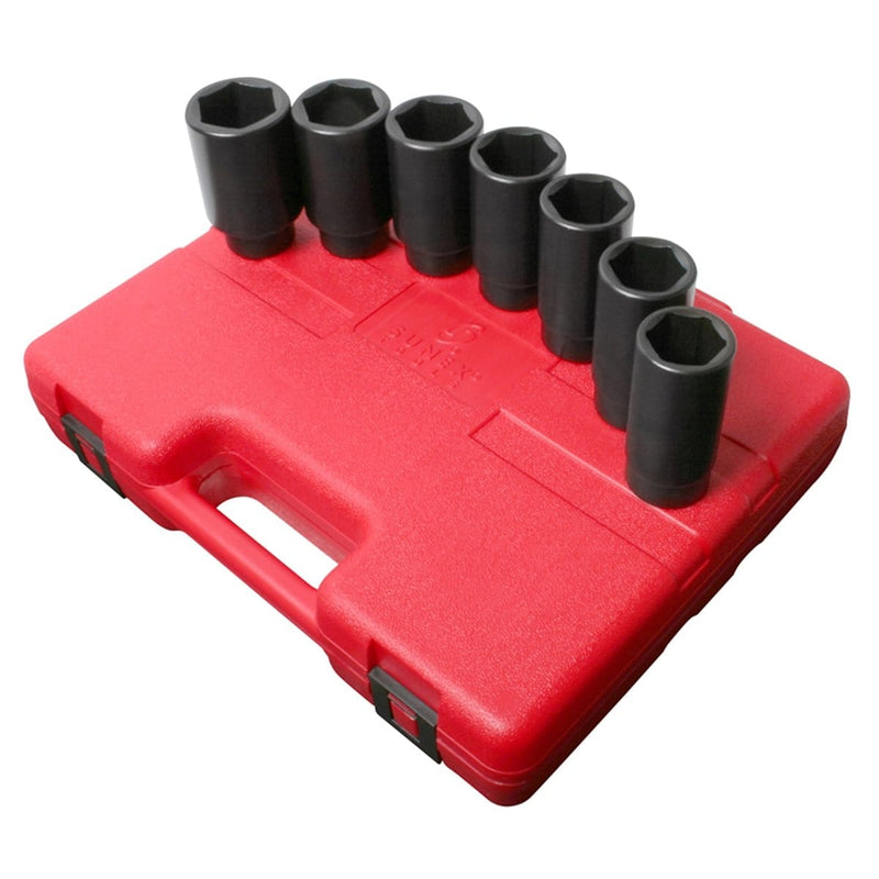 Sunex 2839 7 Pc 1/2"Dr Spindle Nut Socket Kit Xxx - Pelican Power Tool