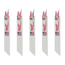 Milwaukee 48-00-5182 5-Pk Of 6v¢‚Ç¨ 14 Tpi Metal Cutting Sawzall Recip Saw Blades - Pelican Power Tool