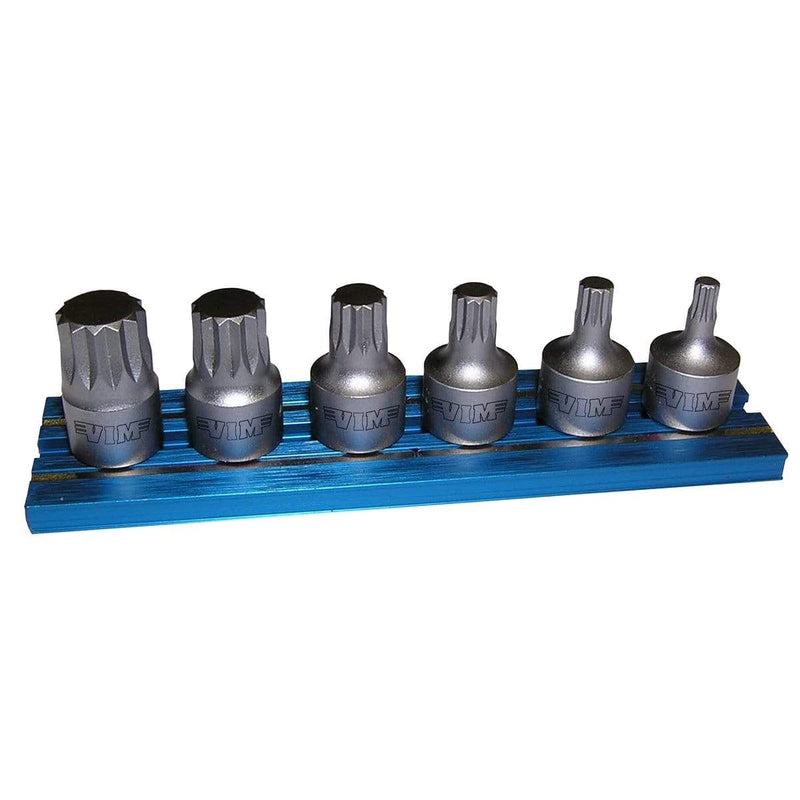 Vim Products XZNS412 6-Pc Xzn Stubby Driver Set, 1/4" S - Pelican Power Tool