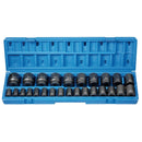Grey Pneumatic 1726M 1/2" Dr. 26 Pc. Standard Length Metric Set - 12 Point - Pelican Power Tool