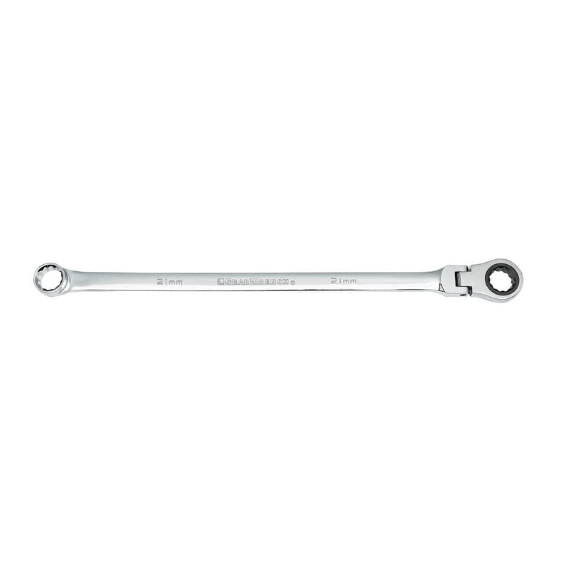 GearWrench 86021 21Mm Metric Xl Flex Head Gearbox Ratcheting Wrench - Pelican Power Tool