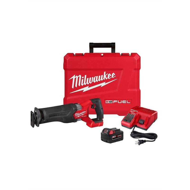 Milwaukee 2821-21 M18 Fuel Sawzall Recip Saw - 1 Battery Xc5.0 Kit - Pelican Power Tool