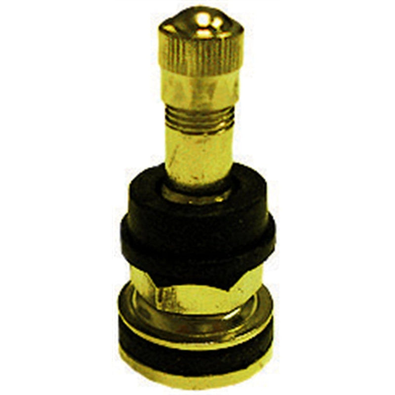 The Main Resource TMRTR416 Nickel Plated Brass Tire Valve - Pelican Power Tool