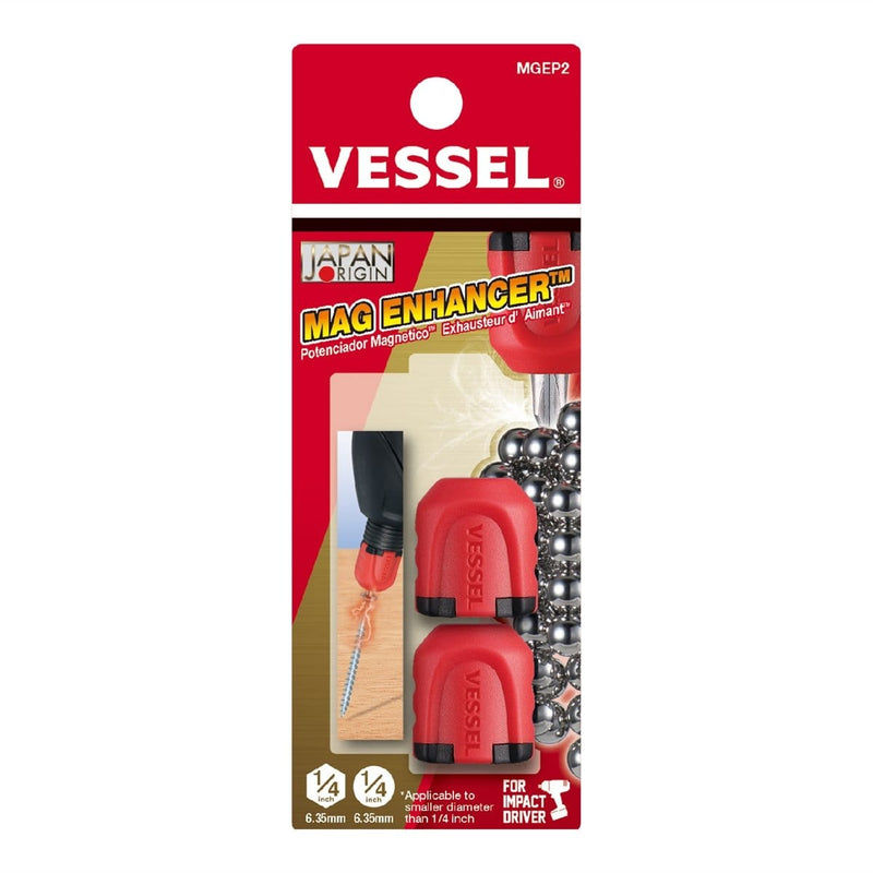 VESSEL TOOL U.S.A INC MGEP2 Mag Enhancer 2Pcs (Carded) - Pelican Power Tool