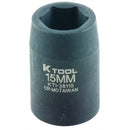 K Tool International KTI-38115 Soc 15Mm 1/2D Imp 6Pt - Pelican Power Tool