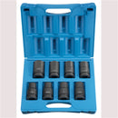 Grey Pneumatic 9108D 1" Drive 8 Piece Deep SAE Impact Socket Set - Pelican Power Tool