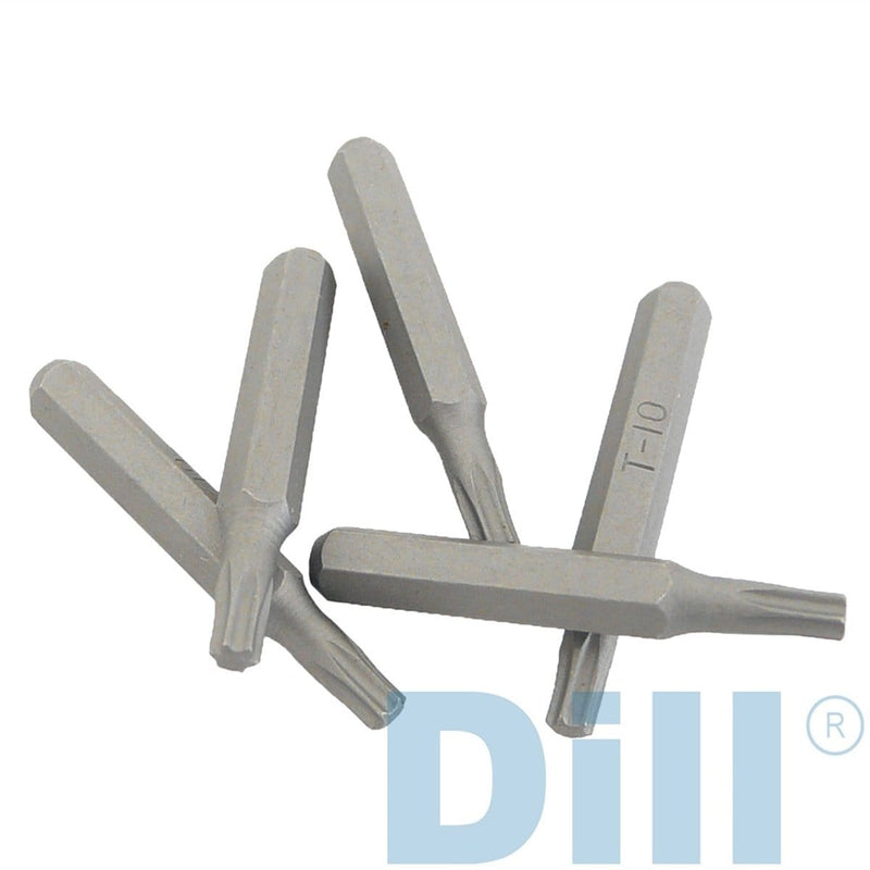 DILL AIR CONTROLS 5415-1 Torque Bits Size T-10 (Pack Of 5) - Pelican Power Tool