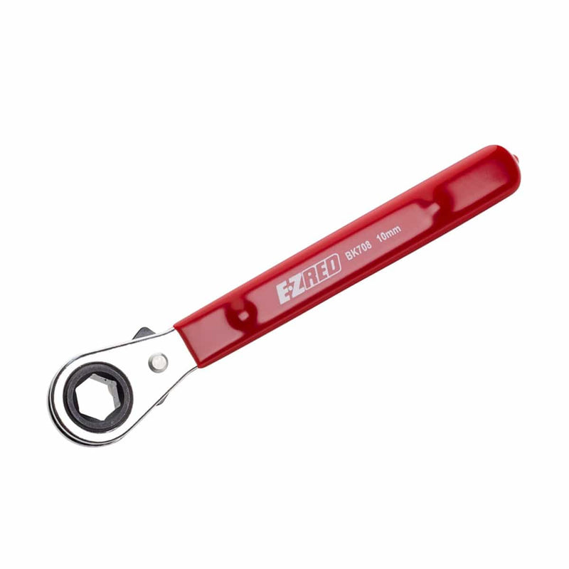 E-Z Red BK707 Combo Battery Ratchet 10Mm-5/16"; Double-Ended Side Terminal Wrench - Pelican Power Tool