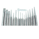 K Tool International KTI-72901K Punch & Chisel Set 15 Pc. In Kit Bag - Pelican Power Tool