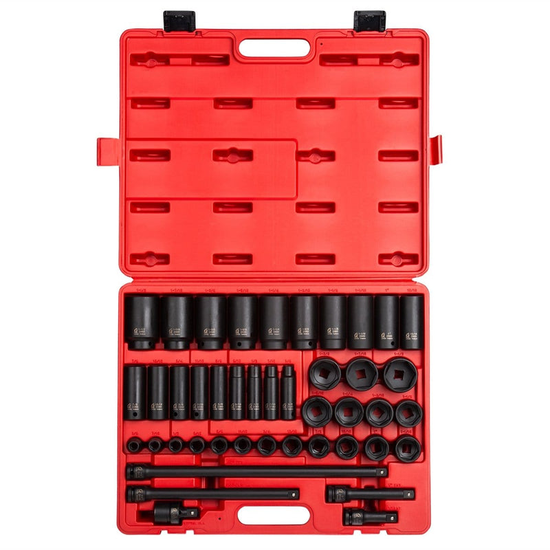 Sunex 2568 43-Piece 1/2 In. Drive Fractional Sae - Pelican Power Tool