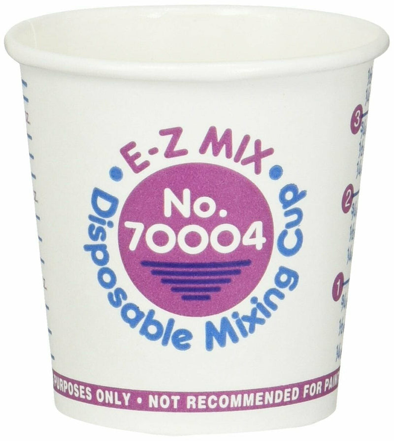 E-Z Mix 70004 1/4 Pint Disposable Mixing Cups 400/Box - Pelican Power Tool