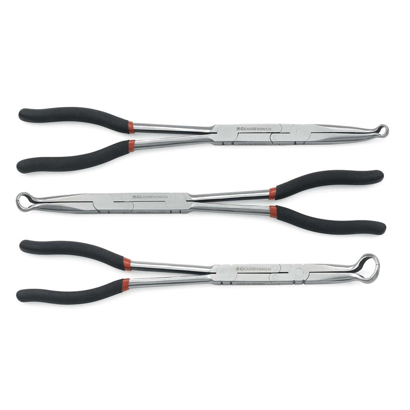 GearWrench 82107 3Pc Double X Hose Pliers Set (82017, 82018, 82019) - Pelican Power Tool