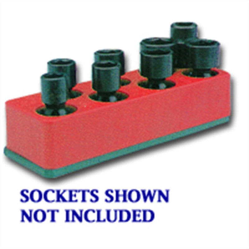 Mechanics Time Saver 887 Soc Hol 3/8U Imp Rocket Red 8 Hole - Pelican Power Tool