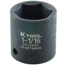 K Tool International KTI-33134 Soc 1-1/16 1/2D Imp 6Pt - Pelican Power Tool