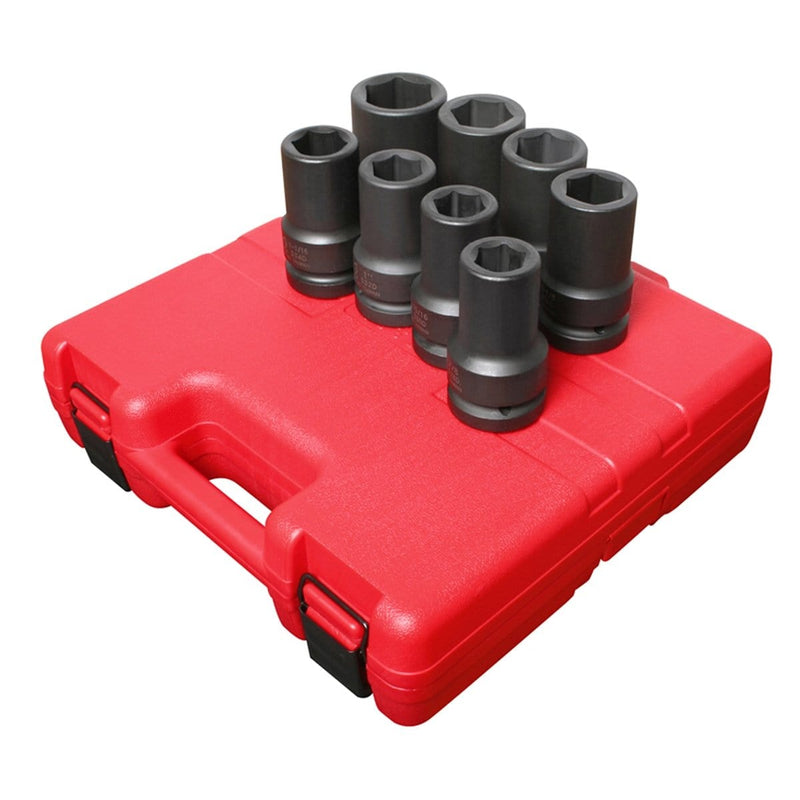 Sunex 5681 Socket Set Impact 1" Dr 8Pc Deep Sae - Pelican Power Tool