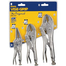 Vise Grip 323S 323S  3 Pc. Tool Set Contains One Each: 10WrvÇ¬Æ, 7RvÇ¬Æ And 6LnvÇ¬Æ Locking Tools - Pelican Power Tool