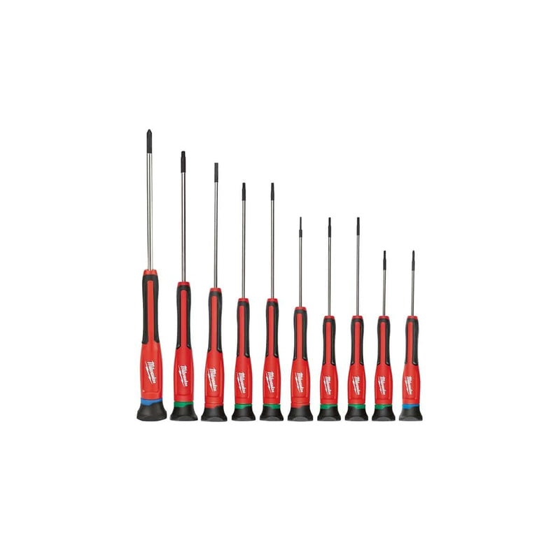 Milwaukee 48-22-2612 10 Pc Precision Screwdriver Kit - Pelican Power Tool