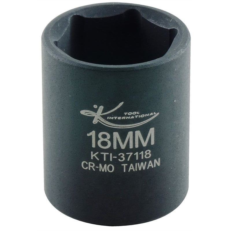 K Tool International KTI-37118 Soc 18Mm 3/8D Imp 6Pt - Pelican Power Tool