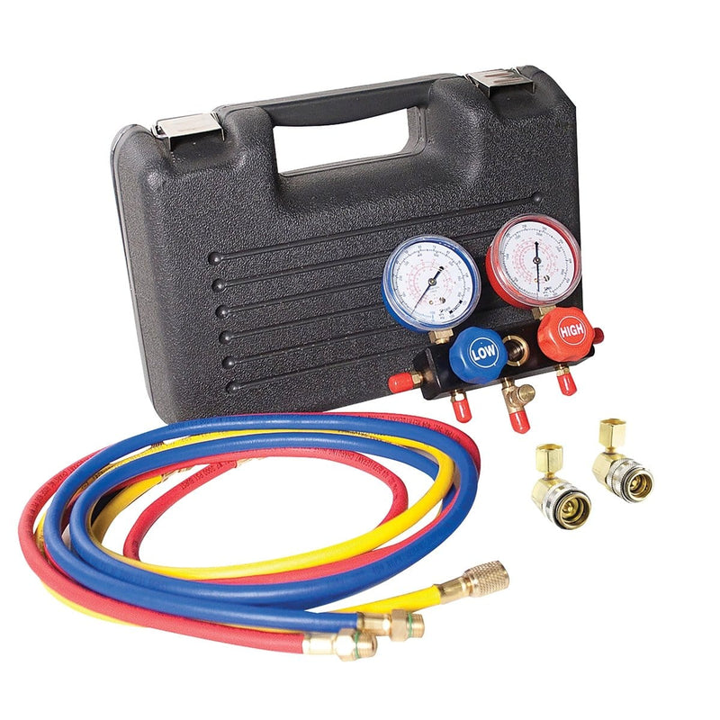 FJC, Inc. 6760SPC60 Manifold Gauge Set With Case - Pelican Power Tool