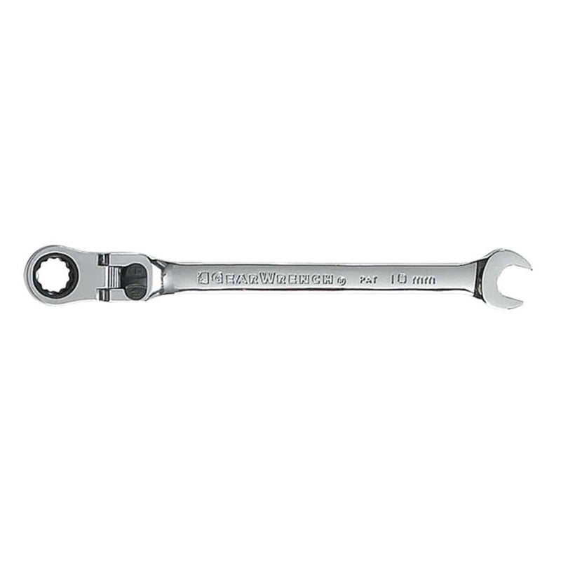 GearWrench EHT85610 Wr 10Mm Flex Rat Xl 12Pt 15 Deg - Pelican Power Tool