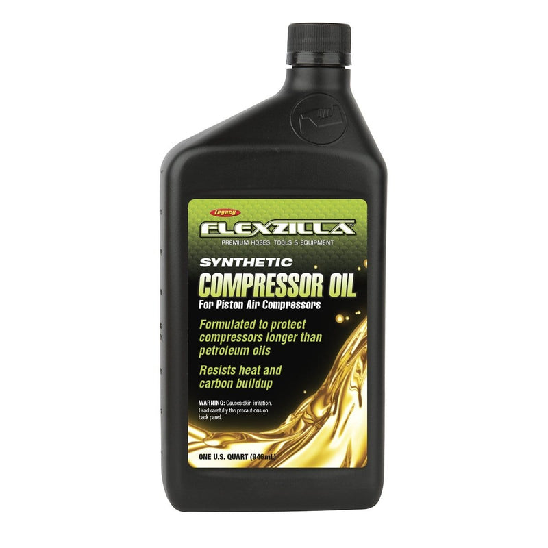 Flexzilla OILFZ004 Flexzilla Air Compressor Oil, Synthetic, 1 Qt. - Pelican Power Tool