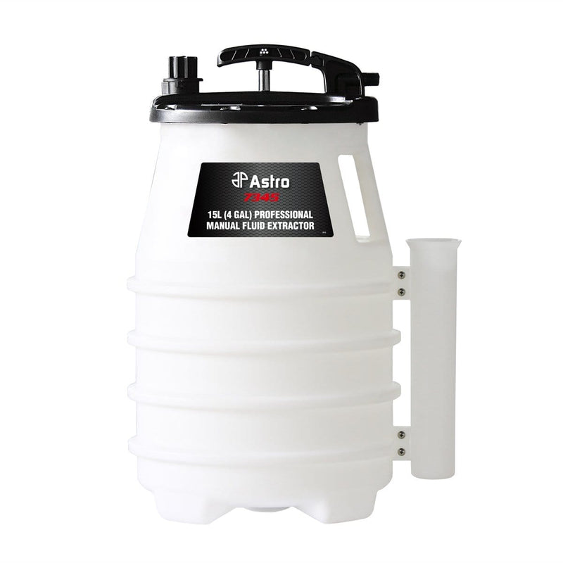 Astro Pneumatic 7345 15L (4 Gal) Professional Manual Fluid Extractor - Pelican Power Tool