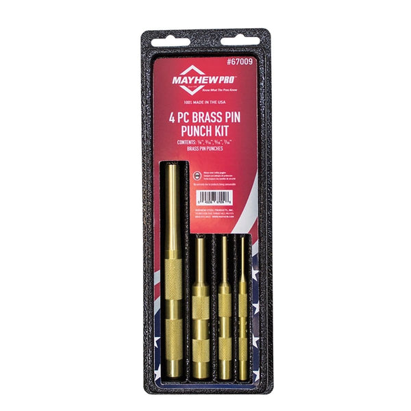 Mayhew™ 66263 Metric Roll Pin/Pilot Punch Set