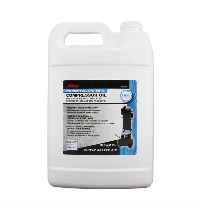 Milton Industries 1002S Compressor Oil, Synthetic, 1 Gallon - Pelican Power Tool