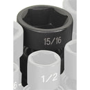 Grey Pneumatic 1030U 3/8 in. Drive x 15/16 in. Standard Universal - Pelican Power Tool