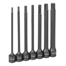 Grey Pneumatic 1267MH 3/8" Dr. 7 Pc.  6" Length  Metric Hex Driver Set - Pelican Power Tool