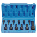 Grey Pneumatic 1234T Assorted Drive 12-Piece Int. Star Impact Driver Set - Pelican Power Tool