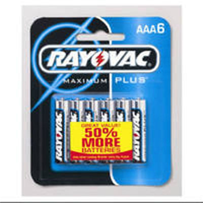 Rayovac 824-6 Alk Aaa Card 6Pk - Pelican Power Tool